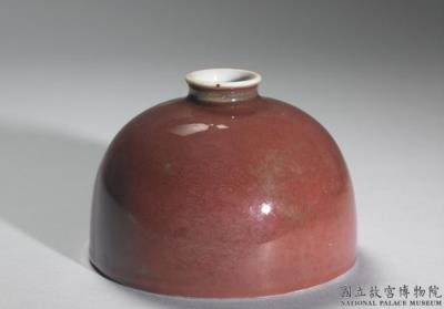 图片[2]-Flat bulbous vase with red glaze, Qing dynasty, Kangxi reign (1662-1722)-China Archive